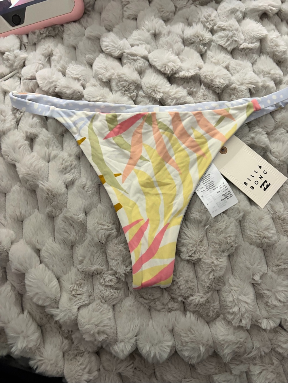 Billabong Isla Bikini Bottom - Lg 12 NWT Skimpy